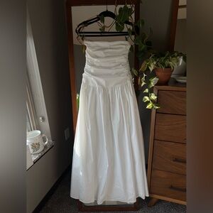 Peppermayo Carmel Maxi Dress - white size 04